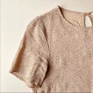 SOLD | H&M Blouse with Black Specks